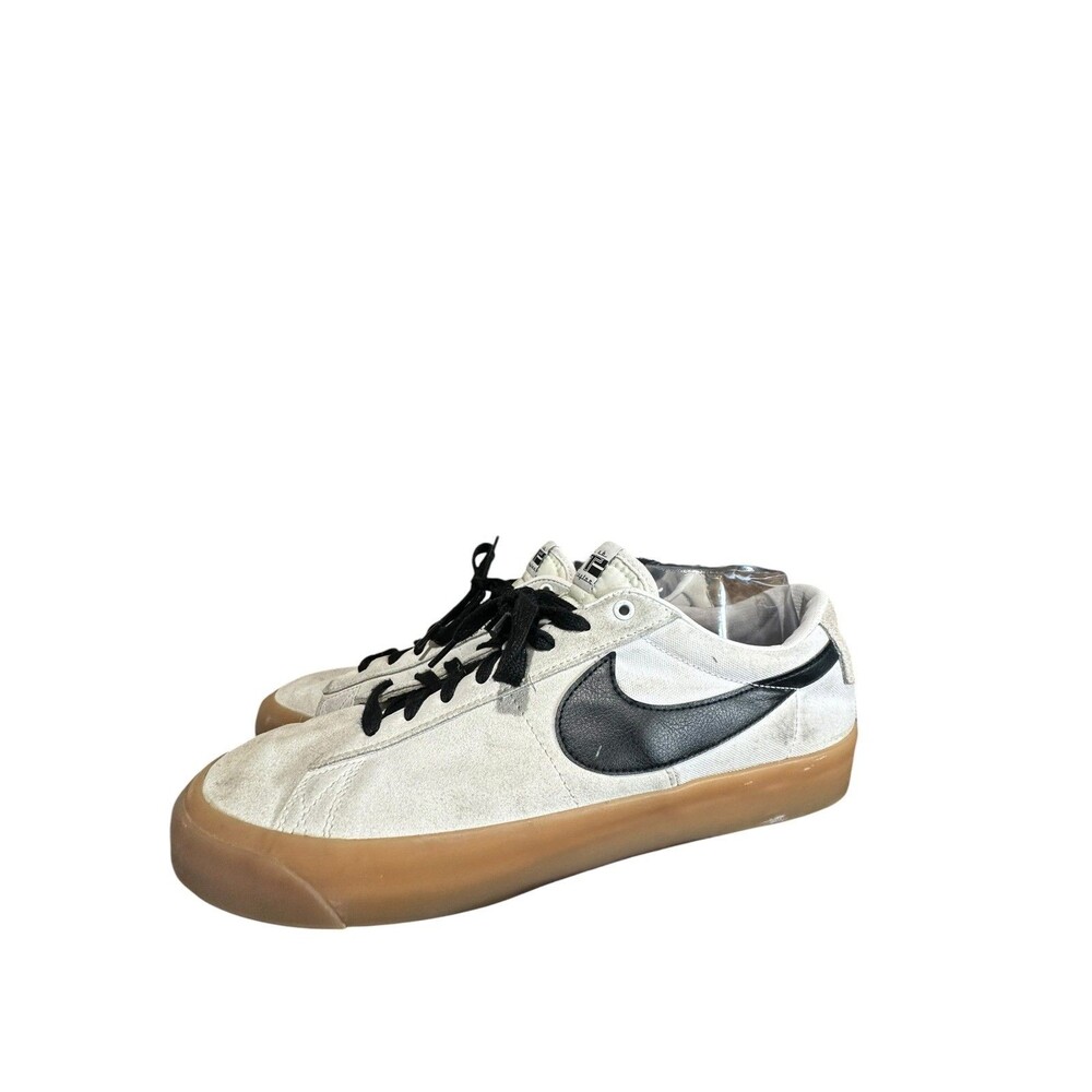 Nike Zoom Blazer Pro GT SB Low White Gum Black Size 13 Used Skater Suede Leather